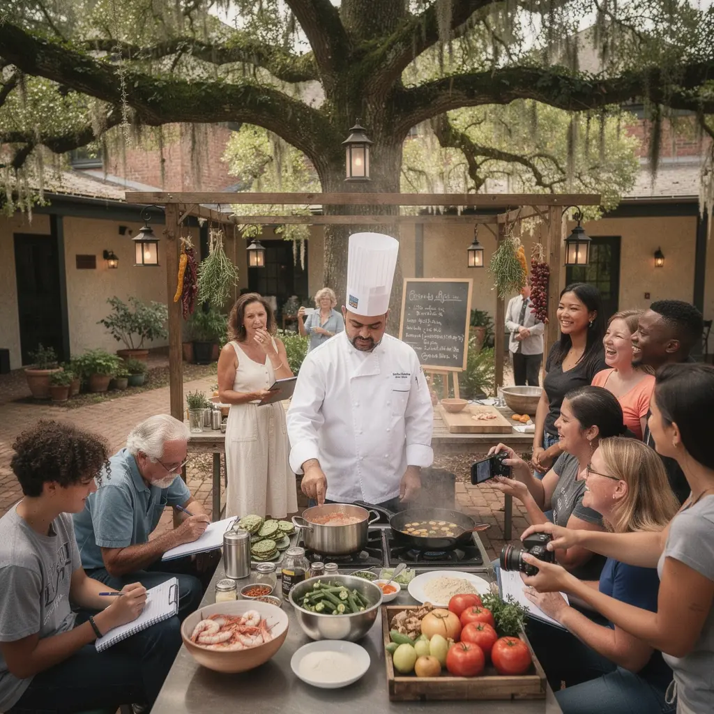 Южное блюдо, поданное в традиционном ресторане, с аппетитными компонентами и уютной атмосферой.