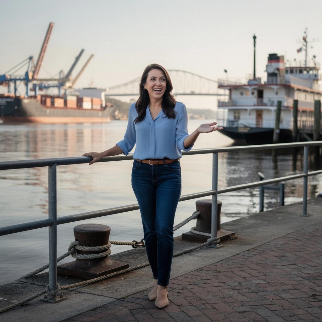 Колониальная архитектура зданий с характерными фасадами и деталями.