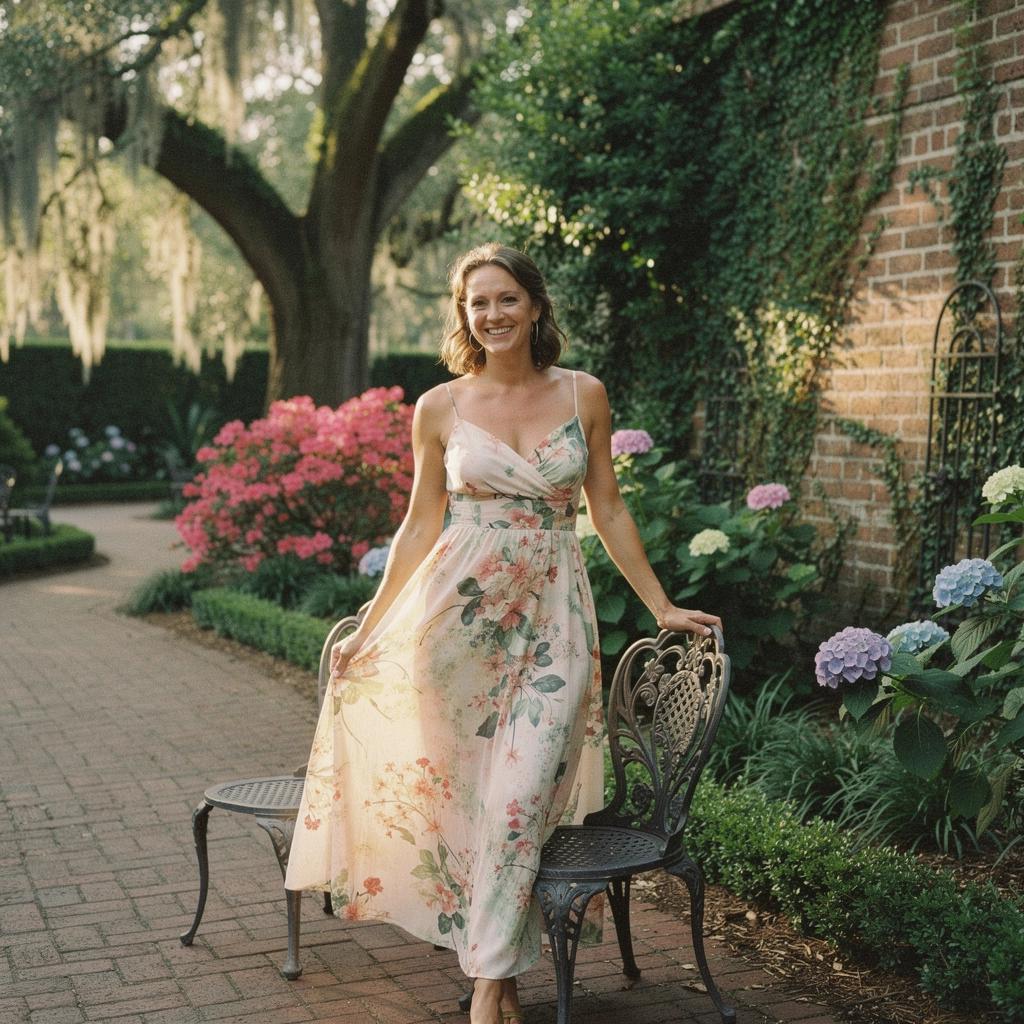 Корабль на реке Саванне с видом на городской пейзаж.